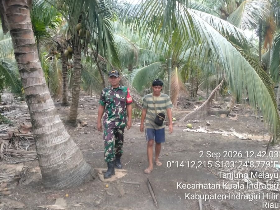 Serda Erwin Savitri Temui Warga Binaan, Bahas Kamtibmas Saat Komsos di Kelurahan Sapat