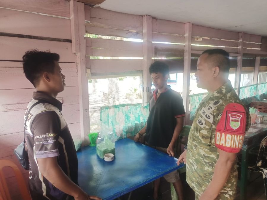 Serda Gunawan Komsos Di Kampung Pancasila desa Teluk Latak kec.Bengkalis kabupaten Bengkalis