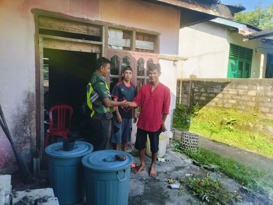 Serda Jama Anur Pererat Silaturahmi Melalui Anjangsana ke Rumah Warga Desa Sikakak