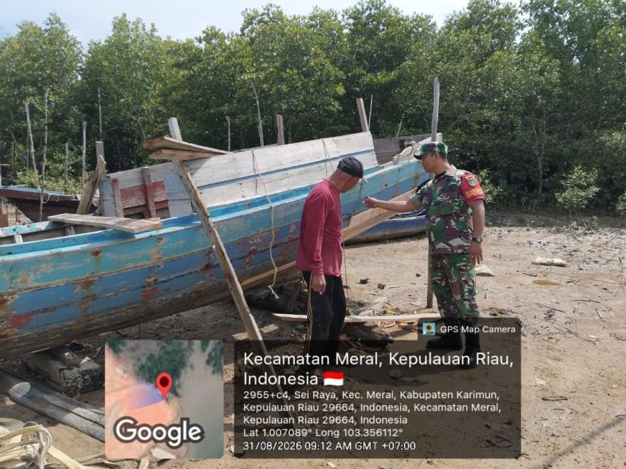 Serda M. Sirait Ingatkan Nelayan Parit Benut Jangan Abaikan Keselamatan Melaut