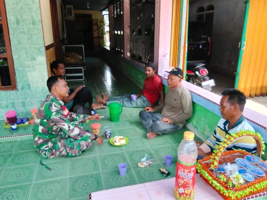 Serda Suirwansah Intensifkan Komsos di Desa Rumbai Jaya, Jaga Stabilitas Desa