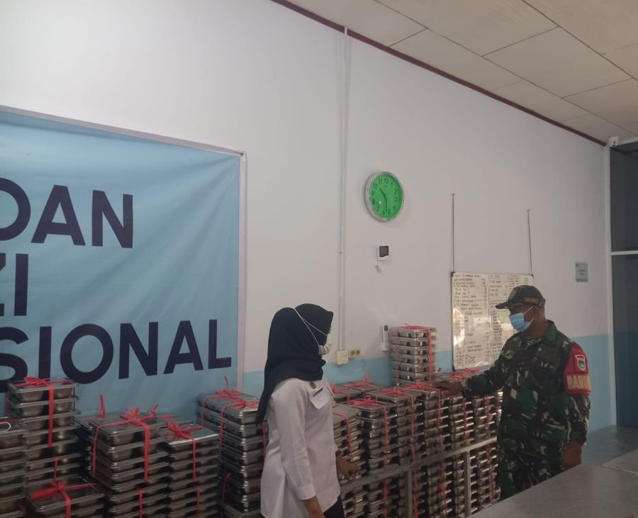 Serda Wondo susilo koramil 04/Rupat dampingi MBG