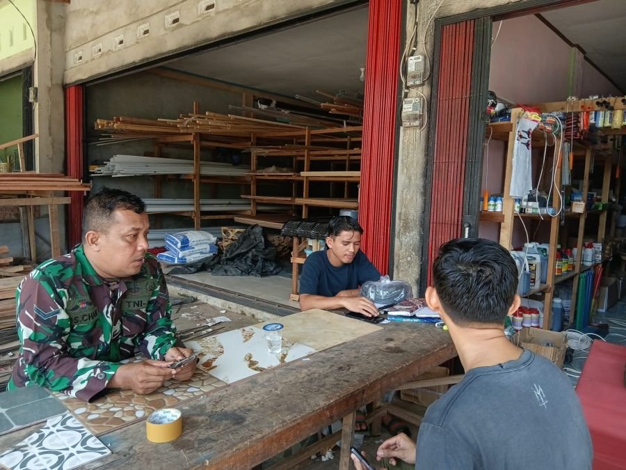 Serda Yos Candra Laksanakan Komsos di Desa Koto Tuo, Pererat Hubungan dengan Warga