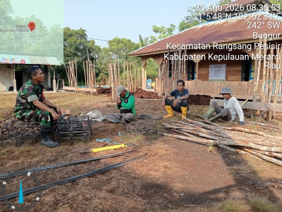 Serka A. Harianja Laksanakan Komsos Pentingnya Jaga Lingkungan di Desa Bungur