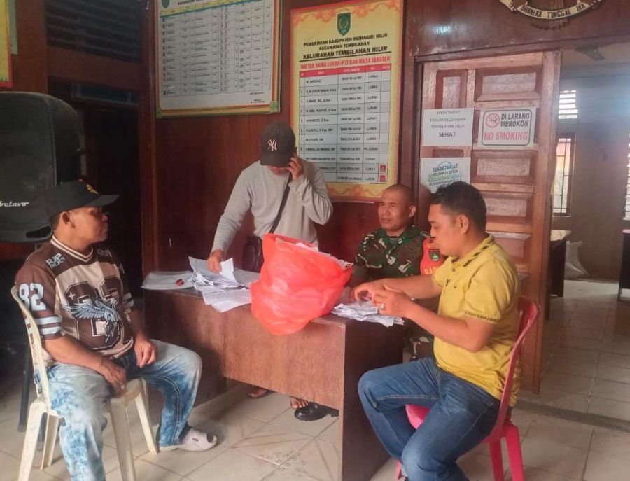 Serka Anton Babinsa 01/Tembilahan Perkuat Silaturahmi dan Koordinasi Pelayanan Warga