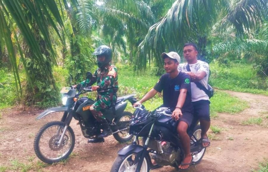 Serka Basridul bersama MPA Tingkakan Patroli Karhutla 