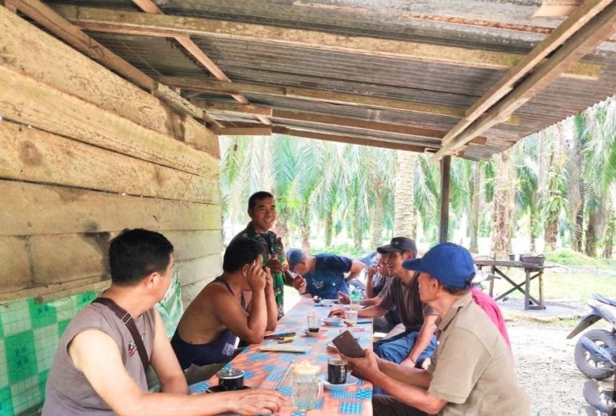 Serka Dedy Junainto Menggelar Komsos bersama Masyarakat