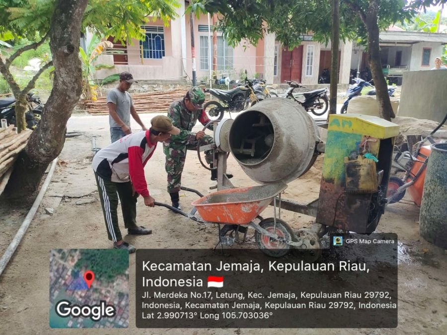 Serka Didih Sukiadi Laksanakan Komsos dengan Pekerja, Dorong Pembangunan Jalan Permukiman Berkualita