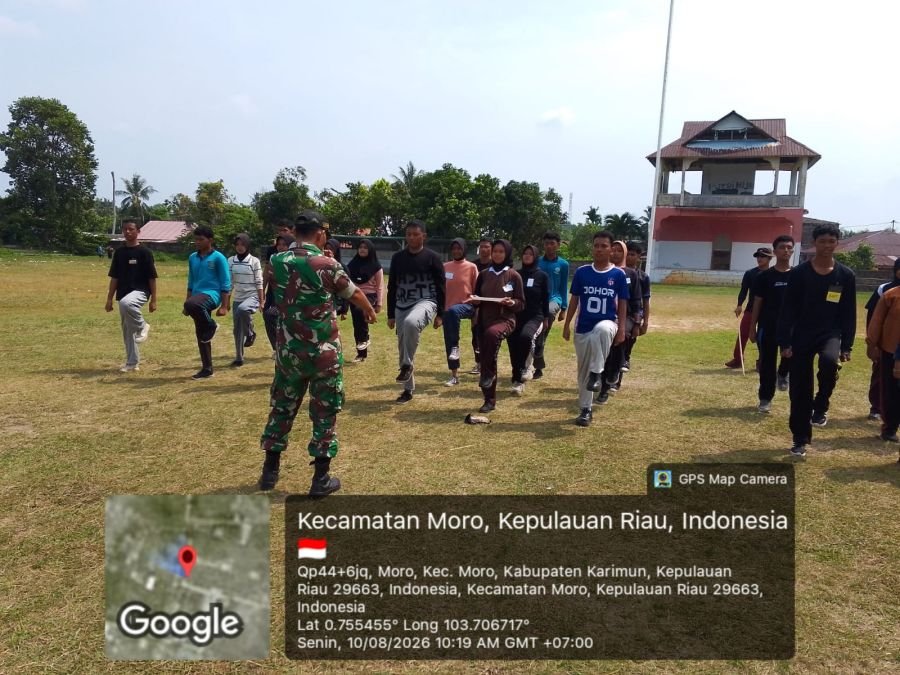 Serka Girsang Perkuat Disiplin Paskibra Moro Jelang HUT Ke-81 RI