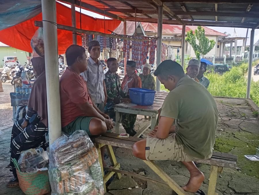 Serka Lubis Laksanakan Komunikasi Sosial Bersama Masyarakat Binaan di Desa Pulau gadang