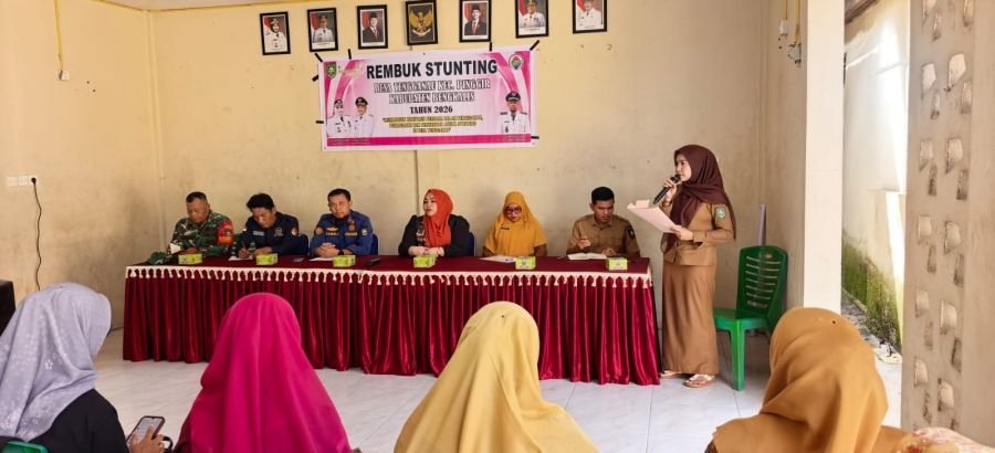 SERKA N.SARAGIH HADIRI REMBUK STANTING DESA TENGGANAU: KOMITMEN BERSAMA TURUNKAN ANGKA STUNTING