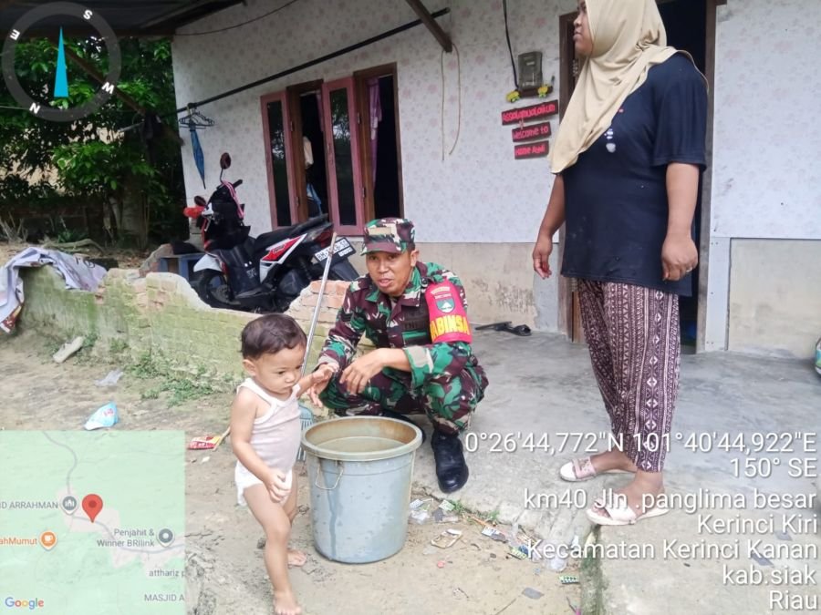 Serka Samsul B Turun Langsung Cek Stunting di Kerinci Kiri, Orang Tua Diingatkan Pentingnya Gizi