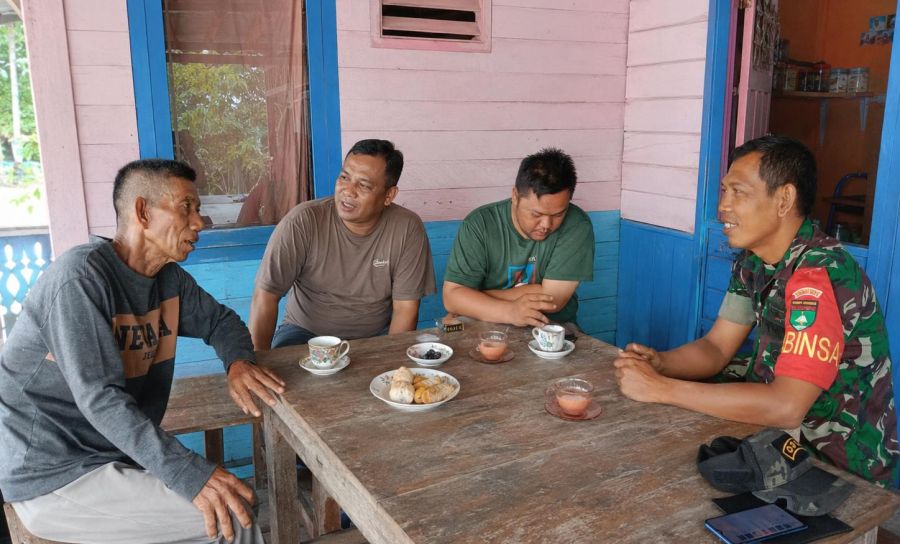 Serka Yadi Yanto Komsos & Awasi SDM Pasenggerahan, Kerja Sama Semakin Solid