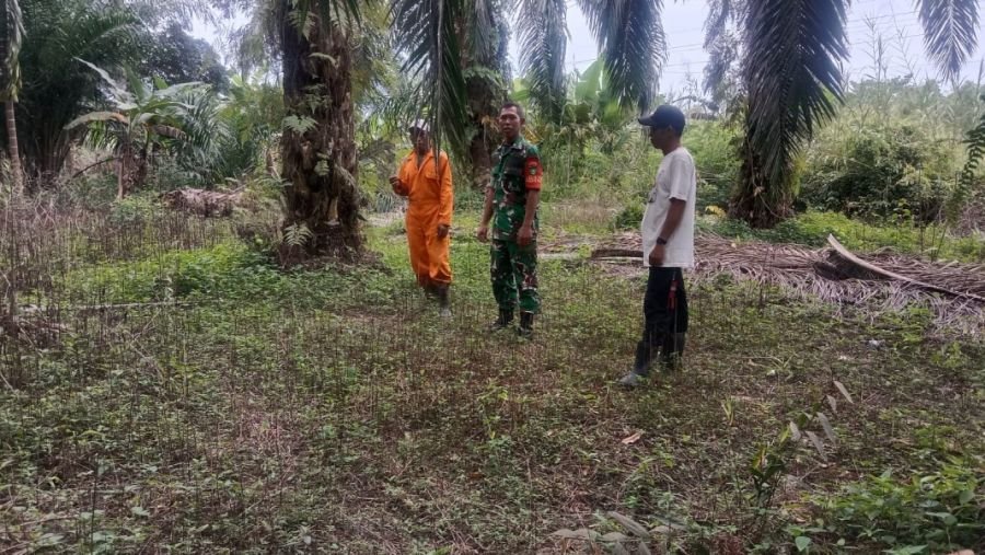 Serka Yadi Yanto Patroli Tapal Batas di Pasenggerahan, Wilayah Steril Dari Karhutla