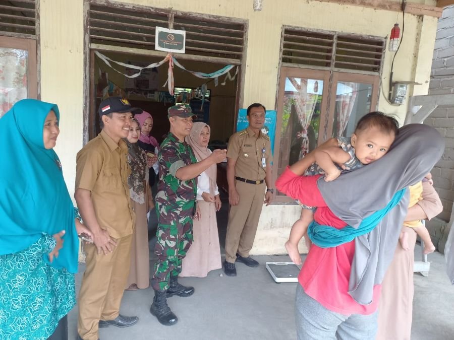 Serma Abdul Hasyim Dukung Posyandu dan Pencegahan Stunting di Suka Maju