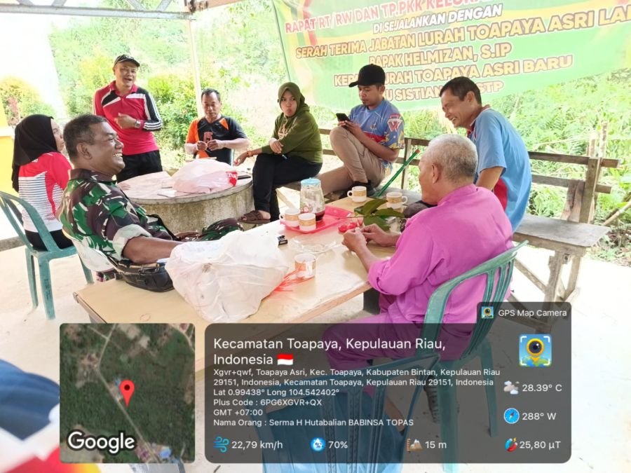 Serma H. Hutabalian Babinsa Toapaya Asri Himbau Warga Perkuat Keamanan Lingkungan dan Aktifkan Poska