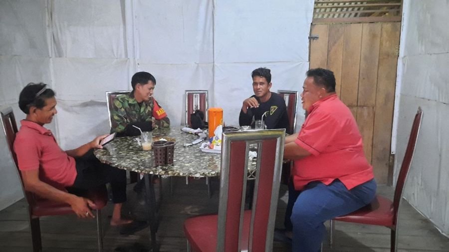 Serma Humaidi Rangkul Pemuda Keriung, Perkuat Kepedulian terhadap Desa