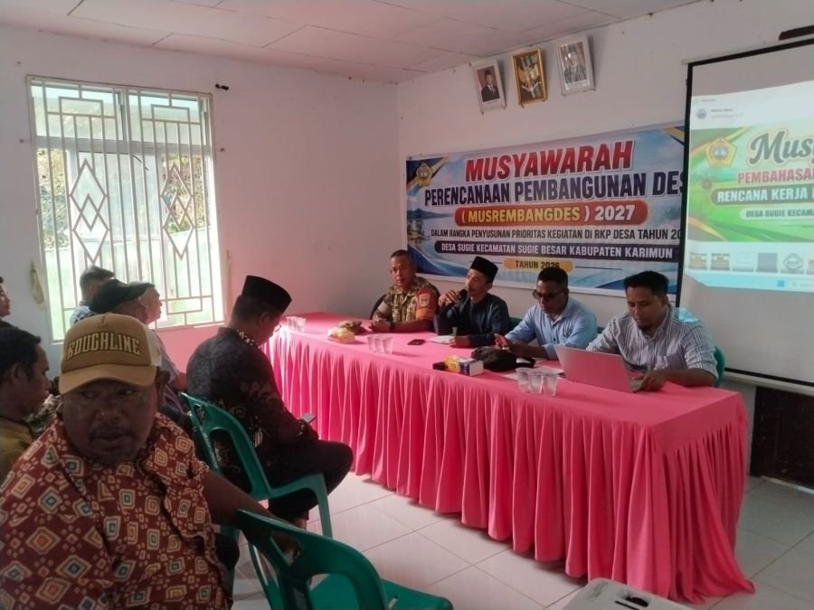 Serma M. Amin Kawal Musrenbang Desa Sugie untuk Prioritas Pembangunan 2027