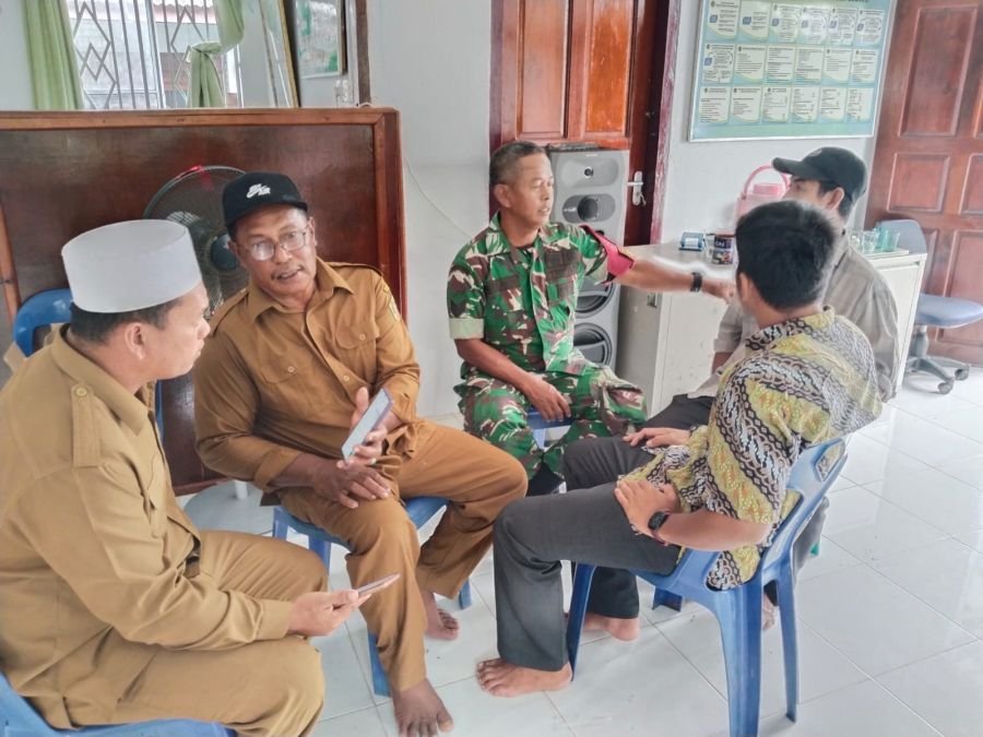 Serma M. Amin Perkuat Komunikasi dengan Aparatur Desa Sugie