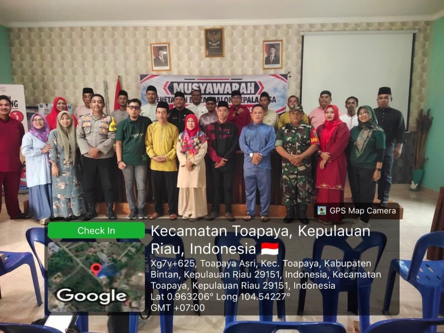 Serma M.E Sibarani Hadiri Musyawarah Penetapan Pilkades Toapaya Selatan Tahun 2026