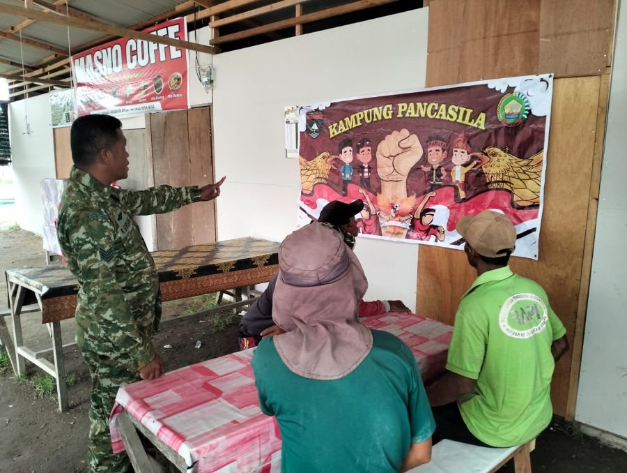 Serma R. Girsang Perkuat Nilai Pancasila Lewat Edukasi Warga Kampung Pancasila