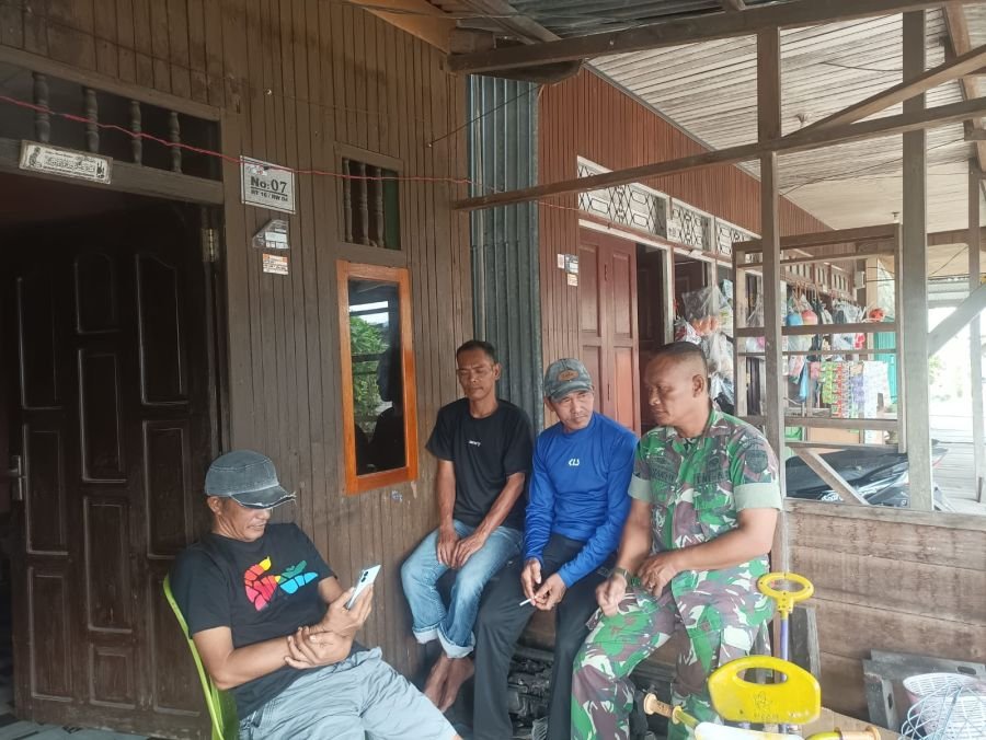 Serma Sugianto Gerakkan Warga Jaga Kekompakan dan Cegah Kriminalitas di Kelurahan Pelangiran