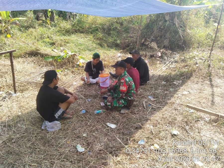 Sertu Agusmi Harianto Koramil 02/TM, Ajak Warga Jaga Kebersamaan Dan Dukung Program Pemerintah