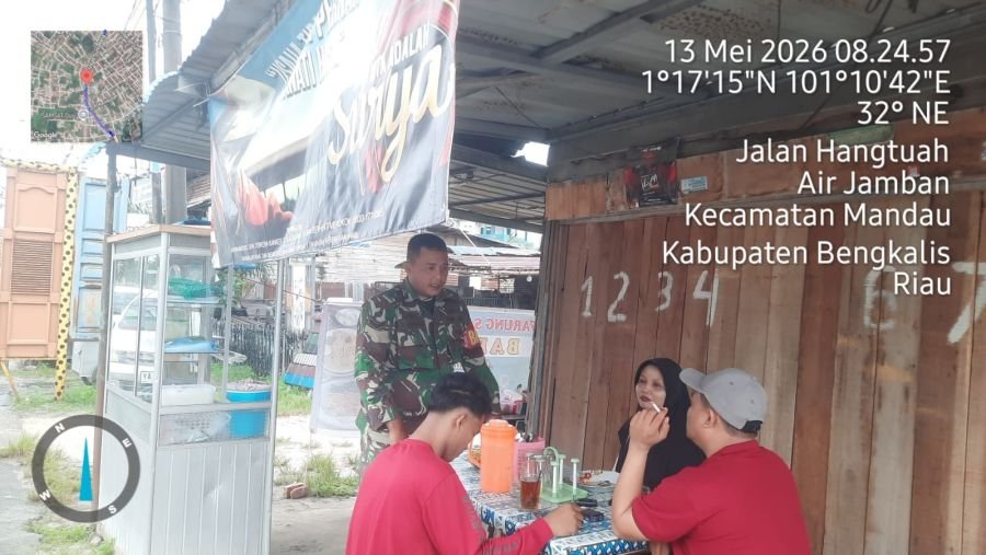 Sertu Ahmad Junaidi Suluhkan Nilai Luhur Pancasila di Kalangan Warga Air Jamban