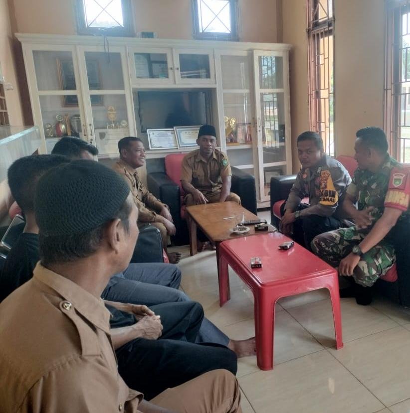 Sertu Beni Manopo Bangun Sinergi dengan Bhabinkamtibmas dan Perangkat Desa