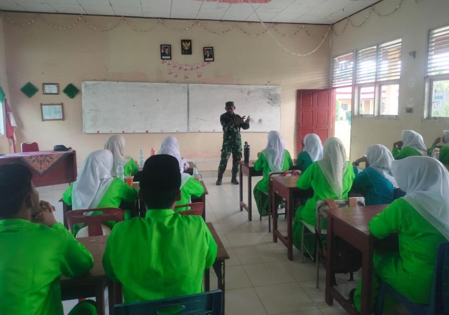 Sertu Beni Manopo Perkuat Benteng Pelajar Lewat Sosialisasi Narkoba