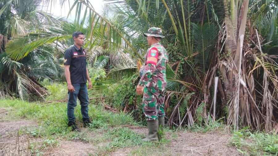 Sertu Dodi Eka Putra Gencarkan Patroli Tapal Batas, Pastikan Wilayah Pelangiran Bebas Karhutla
