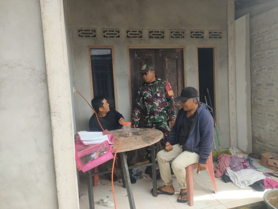 Sertu Herman Ajak Warga Banglas Jaga Keamanan Lingkungan