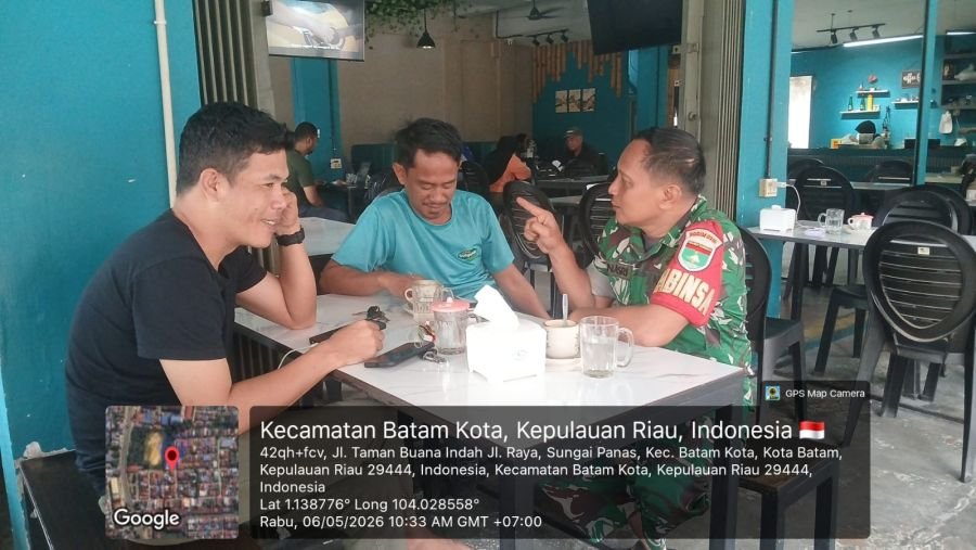 Sertu Nasri Ajak Warga Sungai Panas Tingkatkan Kebersihan Lingkungan