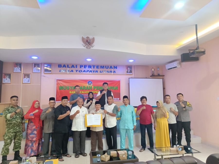 Babinsa Bintan Kawal Musyawarah Penetapan Bakal Calon Kades Toapaya Utara
