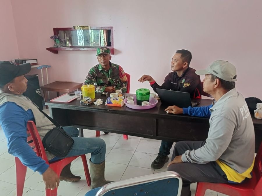 Sertu Polarianto Hutapea Bangun Komunikasi Aktif dengan Pemdes