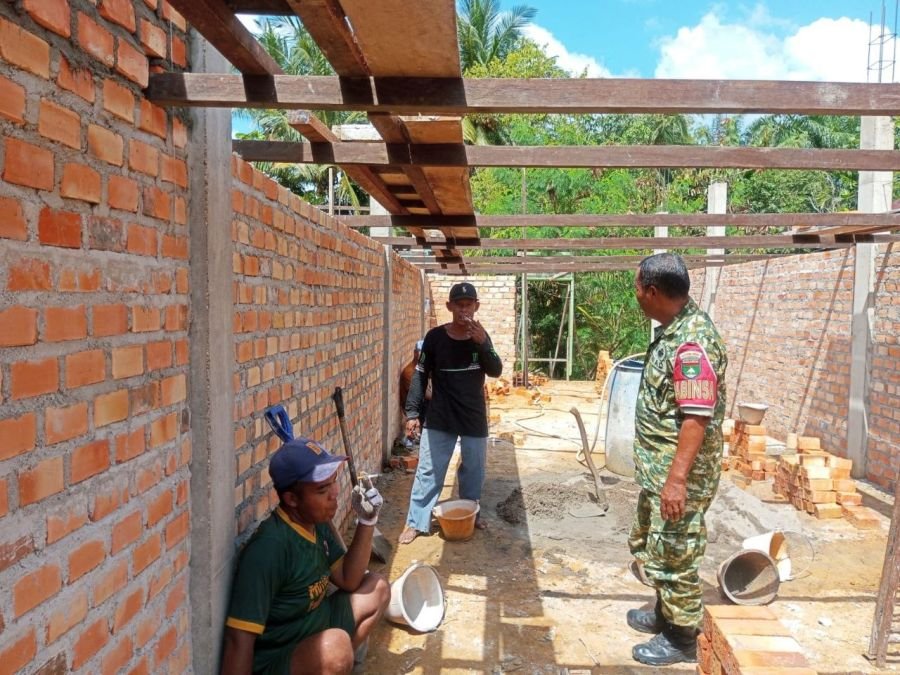 Sertu Sudario Kawal Progres KDKMP Desa Titian Resak