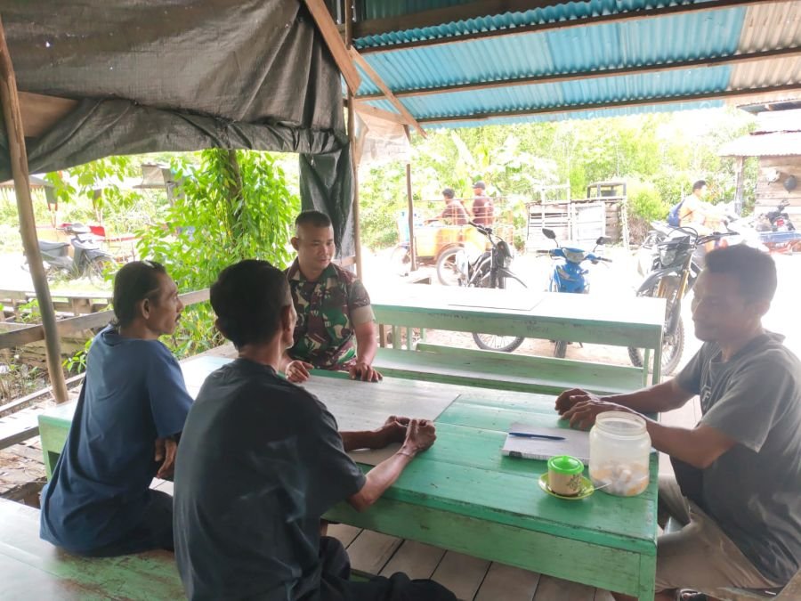 Sertu Supriandi Tarigan Ajak Warga Selatpanjang Kota Hidupkan Pos Ronda dan Cegah Kriminalitas