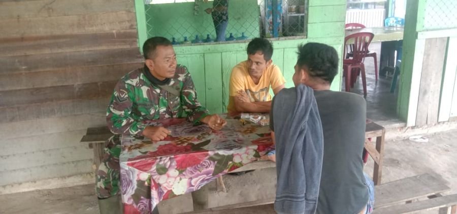 Sertu Suprihadi Turun Langsung Serap Aspirasi Warga Langkan