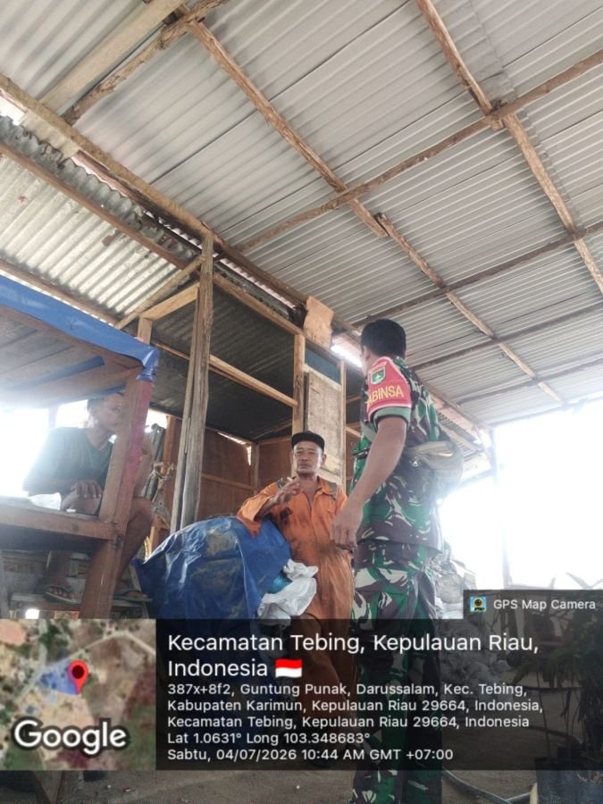 Sertu Suriyono Ajak Warga Utamakan Keselamatan Saat Bekerja