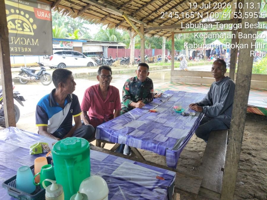 Sigap, Praka Roby Sinaga Ajak Warga Labuhan Tangga Besar Hidupkan Pos Kamling