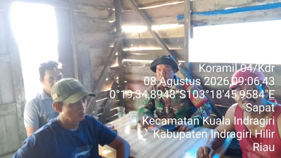 Sinergi Babinsa 04/Kuindra Dan Warga: Komsos Wujudkan Keamanan Lingkungan Di Sapat
