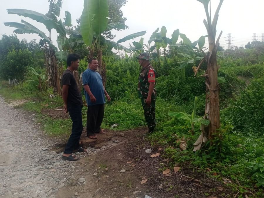 Sinergi Babinsa dan RT Berbuah Positif, Lingkungan Suka Karya Makin Bersih