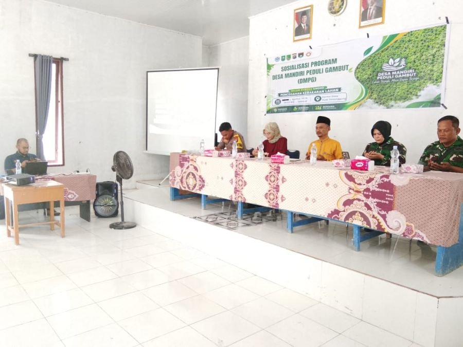 Sinergi Cegah Karhutla, Desa Suak Temenggung Gelar Sosialisasi Program Desa Mandiri Peduli Gambut