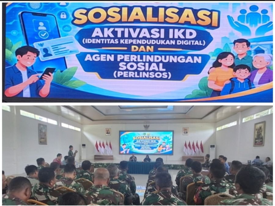 Sinergi Kodim Rohil dan Lintas Instansi Dorong Aktivasi IKD serta Agen Perlinsos