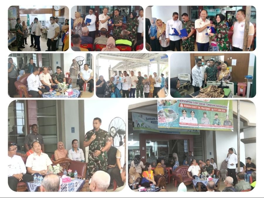 Sinergi Kokoh TNI dan Pemkab Rohil, 200 Warga Bagansiapiapi Ikuti Operasi Katarak Gratis
