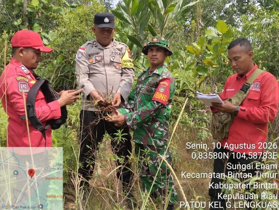 Sinergi Lintas Instansi, Babinsa Gunung Lengkuas Kembali Laksanakan Patroli Terpadu Bersama Manggala