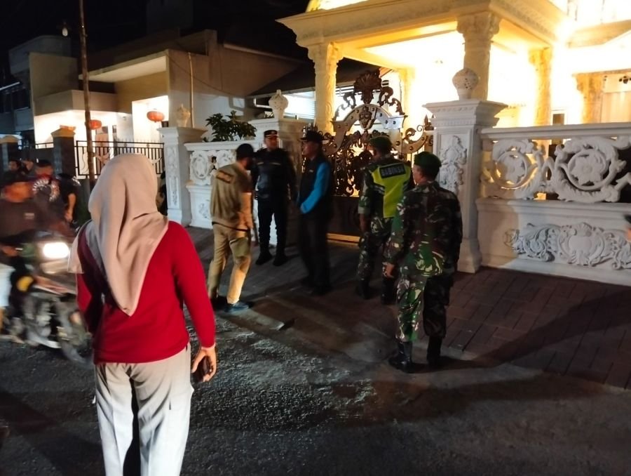 Sinergi Tanpa Batas, TNI-Polri dan Upika Bangko Patroli Gabungan Sisir Jalanan Bagansiapiapi