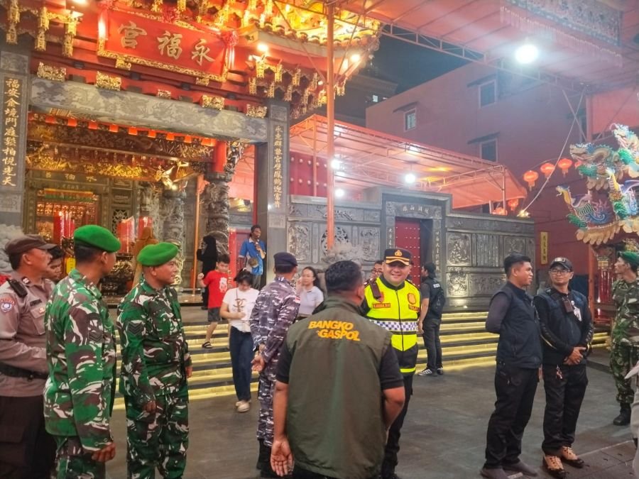 Sinergi Tiga Matra TNI, Polri dan Kecamatan Bangko Gelar Patroli Gabungan Guna Jaga Kamtibmas