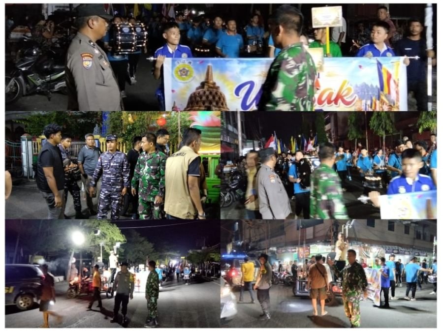 Sinergi TNI-Polri dan Dishub Amankan Pawai Waisak 2026 di Kecamatan Bangko