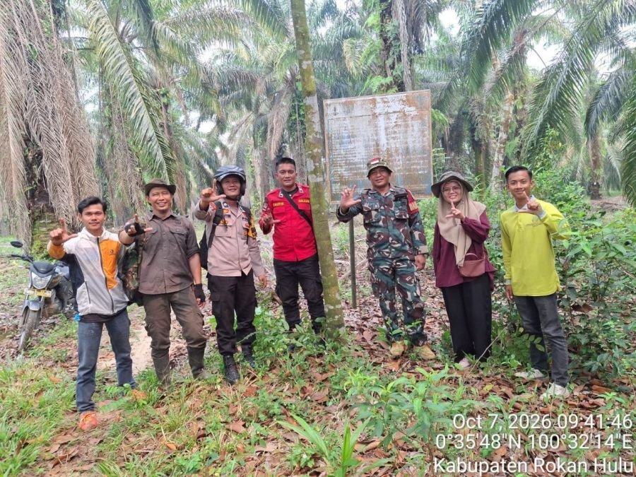 Sinergi TNI-Polri dan Manggala Agni Gelar Patroli Karhutla di Bukit Suligi Tandun